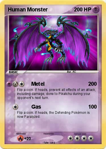 Pokemon Human Monster