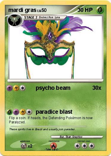 Pokemon mardi gras