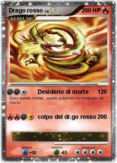 Pokemon Drago rosso