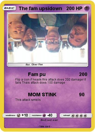 Pokemon The fam upsidown