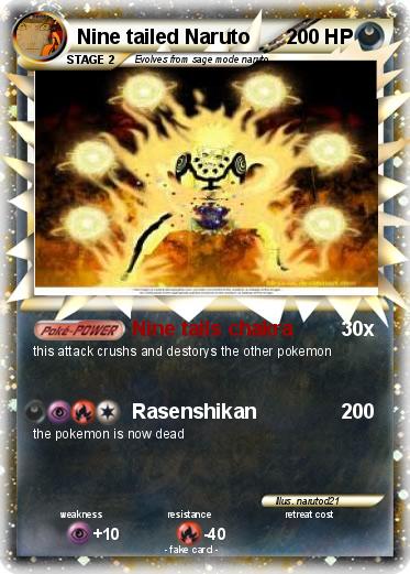 Pokemon Nine tailed Naruto