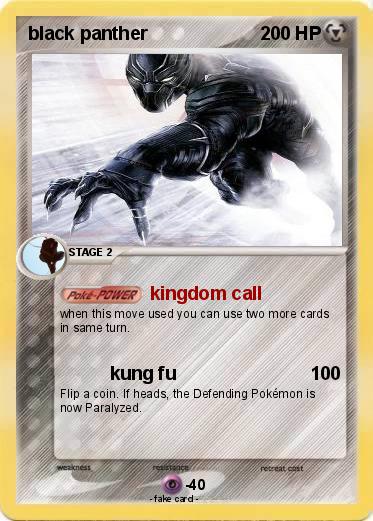Pokemon black panther