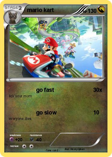 Pokemon mario kart