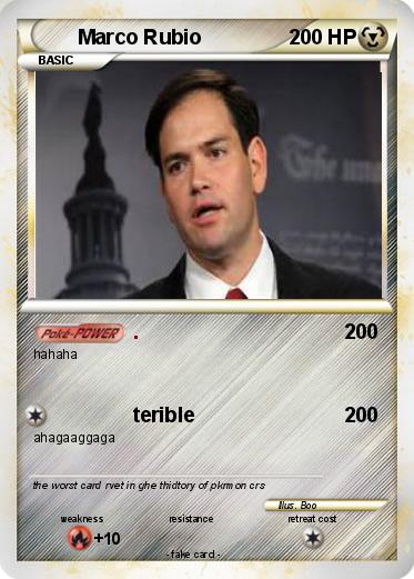 Pokemon Marco Rubio