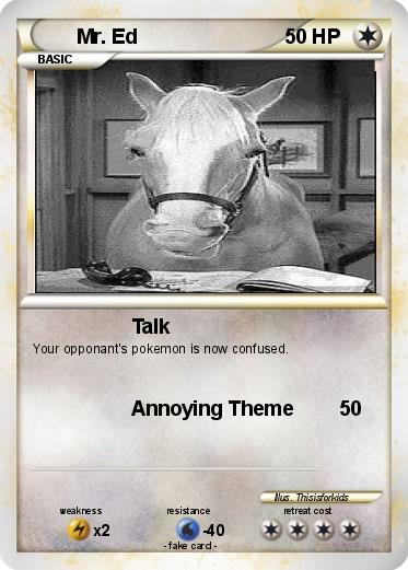Pokemon Mr. Ed