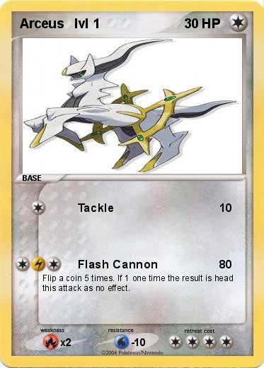 Pokemon Arceus   lvl 1