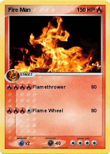 Pokemon Fire Man