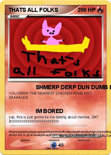 Pokemon THATS ALL FOLKS