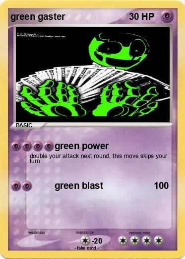 Pokemon green gaster