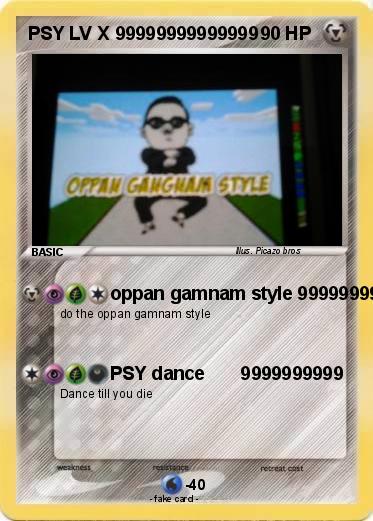 Pokemon PSY LV X 99999999999999