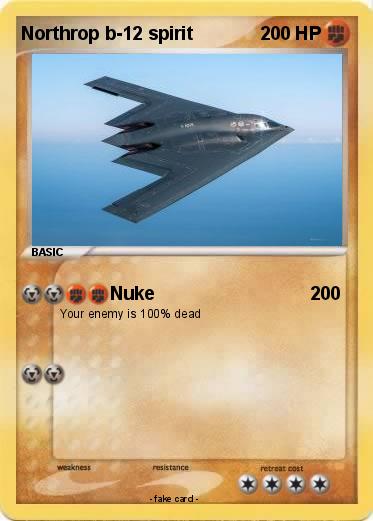 Pokemon Northrop b-12 spirit