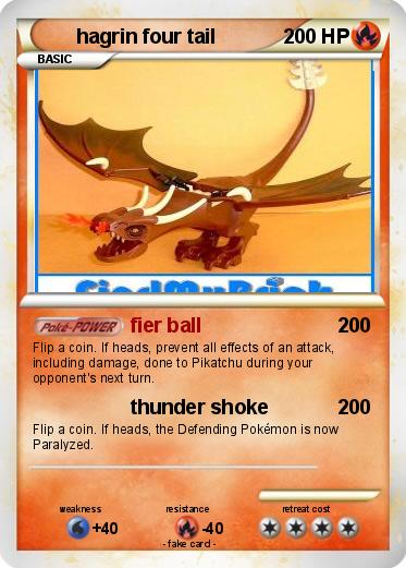Pokemon hagrin four tail