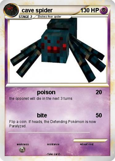 Pokemon cave spider