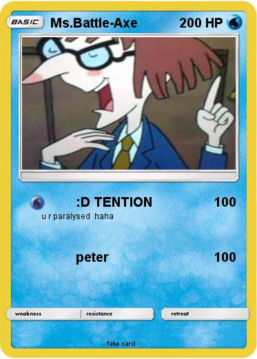Pokemon Ms.Battle-Axe