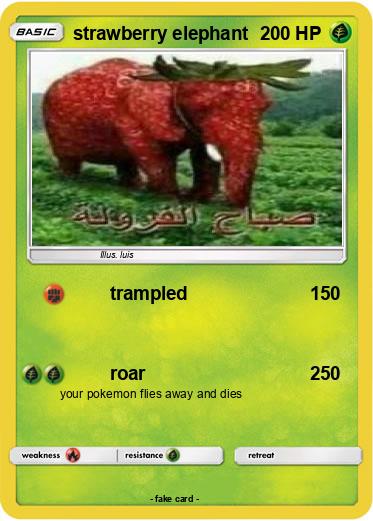 Pokemon strawberry elephant