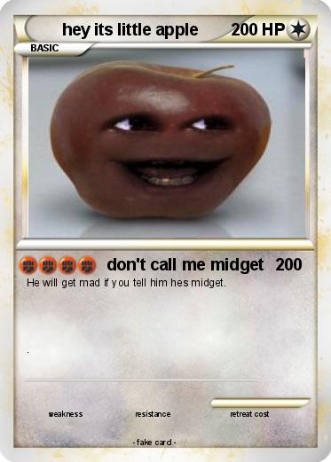 Pokemon hey its little apple