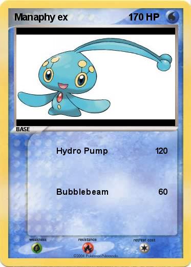 Pokemon Manaphy ex                       1