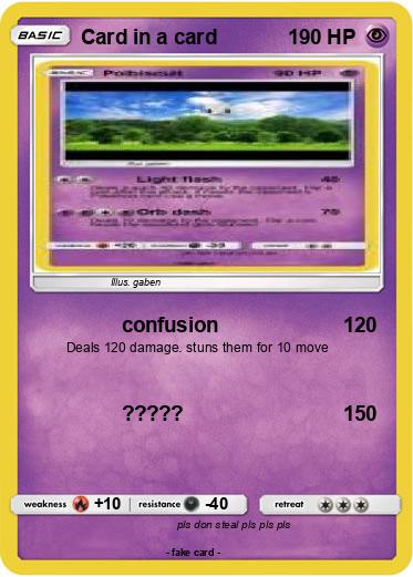 Pokemon Card in a card