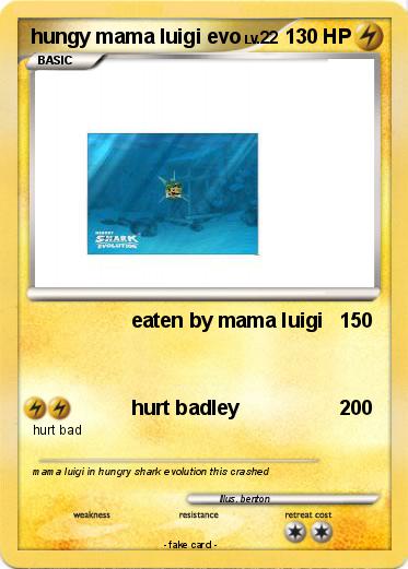 Pokemon hungy mama luigi evo