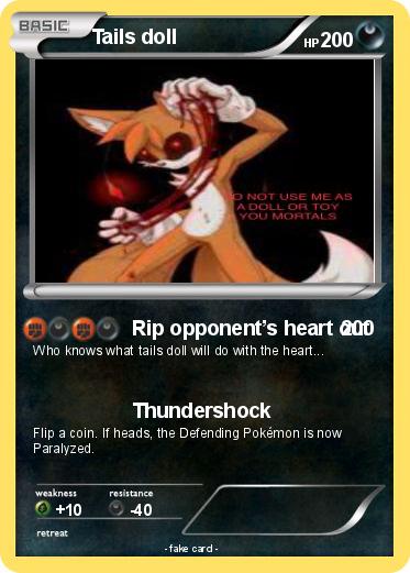 Pokemon Tails doll