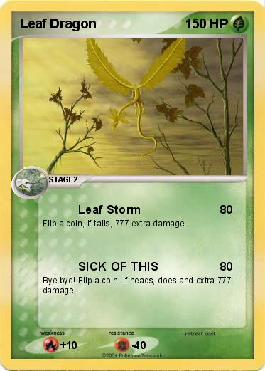Pokemon Leaf Dragon