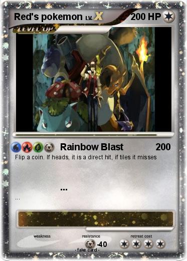 Pokemon Red's pokemon