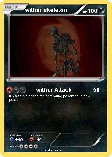 Pokemon wither skeleton