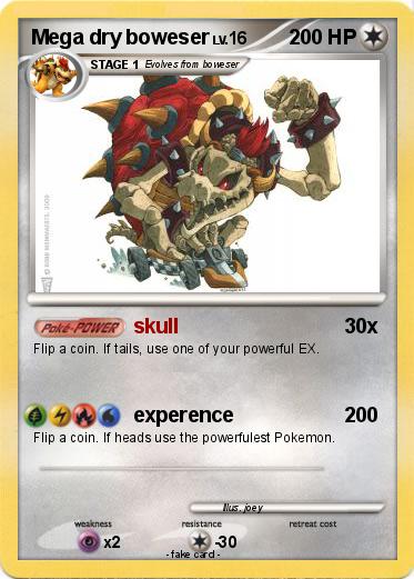 Pokemon Mega dry boweser
