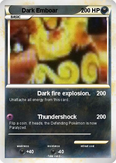 Pokemon Dark Emboar