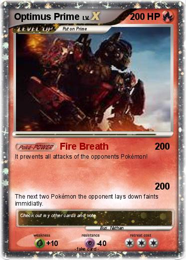 Pokemon Optimus Prime