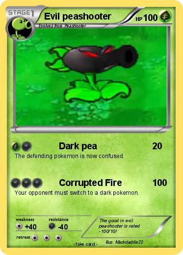Pokemon Evil peashooter