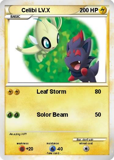 Pokemon Celibi LV.X