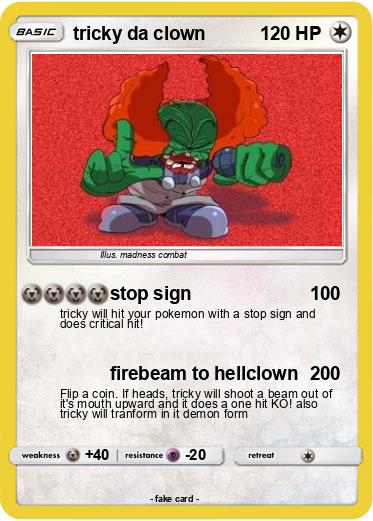 Pokemon tricky da clown