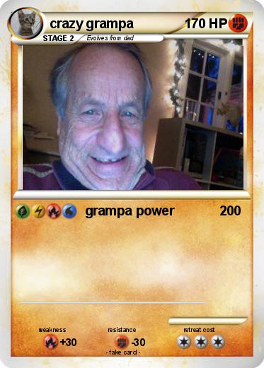 Pokemon crazy grampa