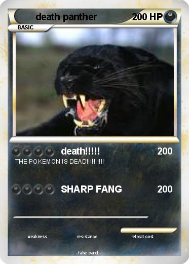 Pokemon death panther
