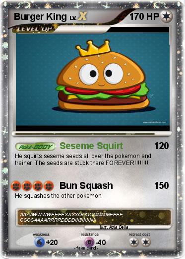 Pokemon Burger King