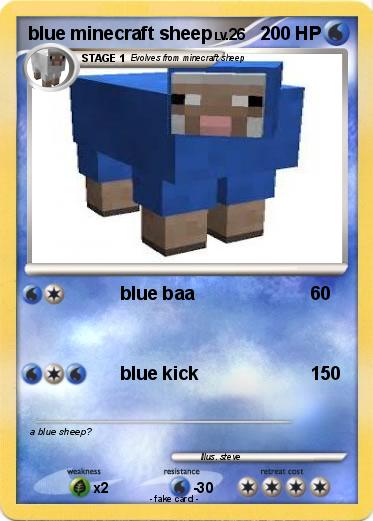 Pokemon blue minecraft sheep