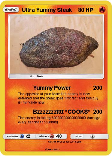 Pokemon Ultra Yummy Steak