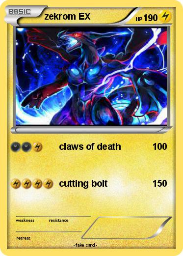 Pokemon zekrom EX