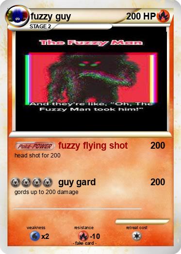 Pokemon fuzzy guy