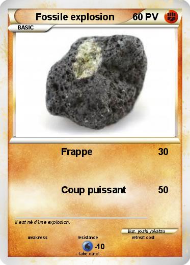 Pokemon Fossile explosion