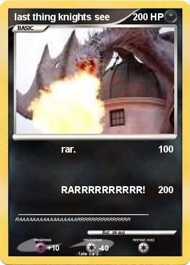 Pokemon last thing knights see