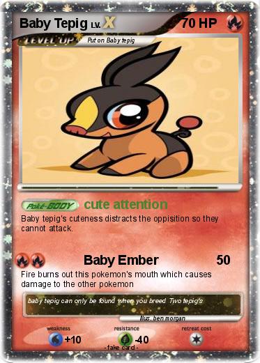 Pokemon Baby Tepig
