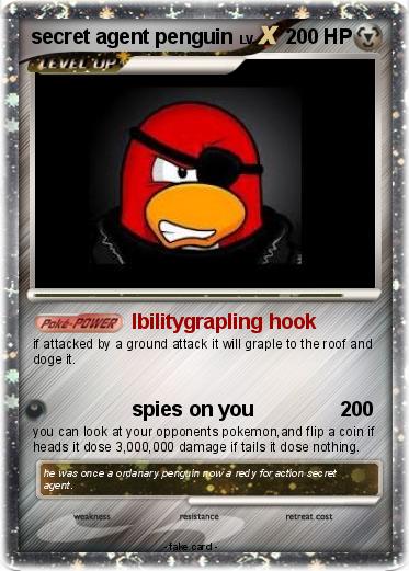 Pokemon secret agent penguin