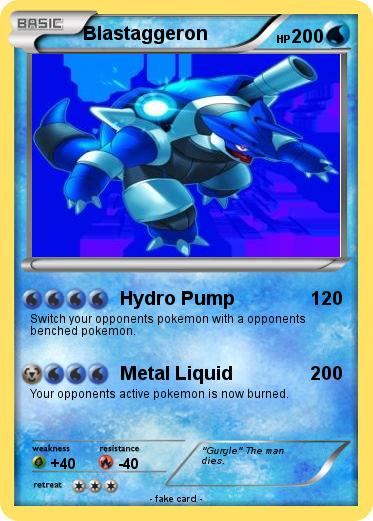 Pokemon Blastaggeron