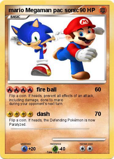 Pokemon mario Megaman pac sonic