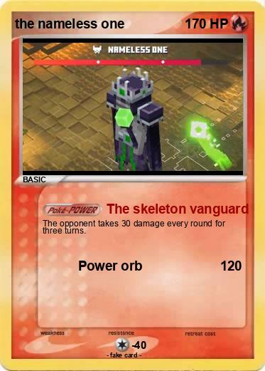 Pokemon the nameless one