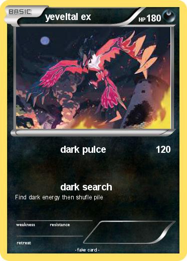 Pokemon yeveltal ex