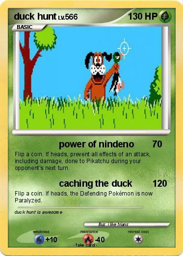 Pokemon duck hunt