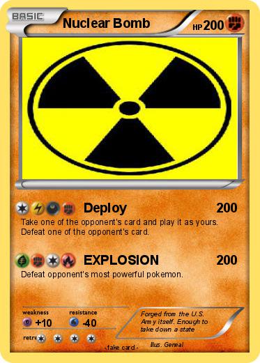 Pokemon Nuclear Bomb